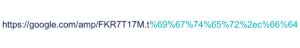 visible malicious url